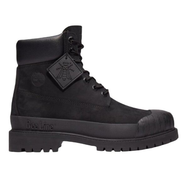 Timberland Bee Line Women's Premium Waterproof Rubber Toe Boots Black NEW IN BOX - Picture 1 of 4